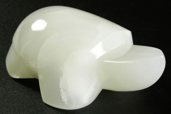 Carved Banded Calcite Turtle - California #366248